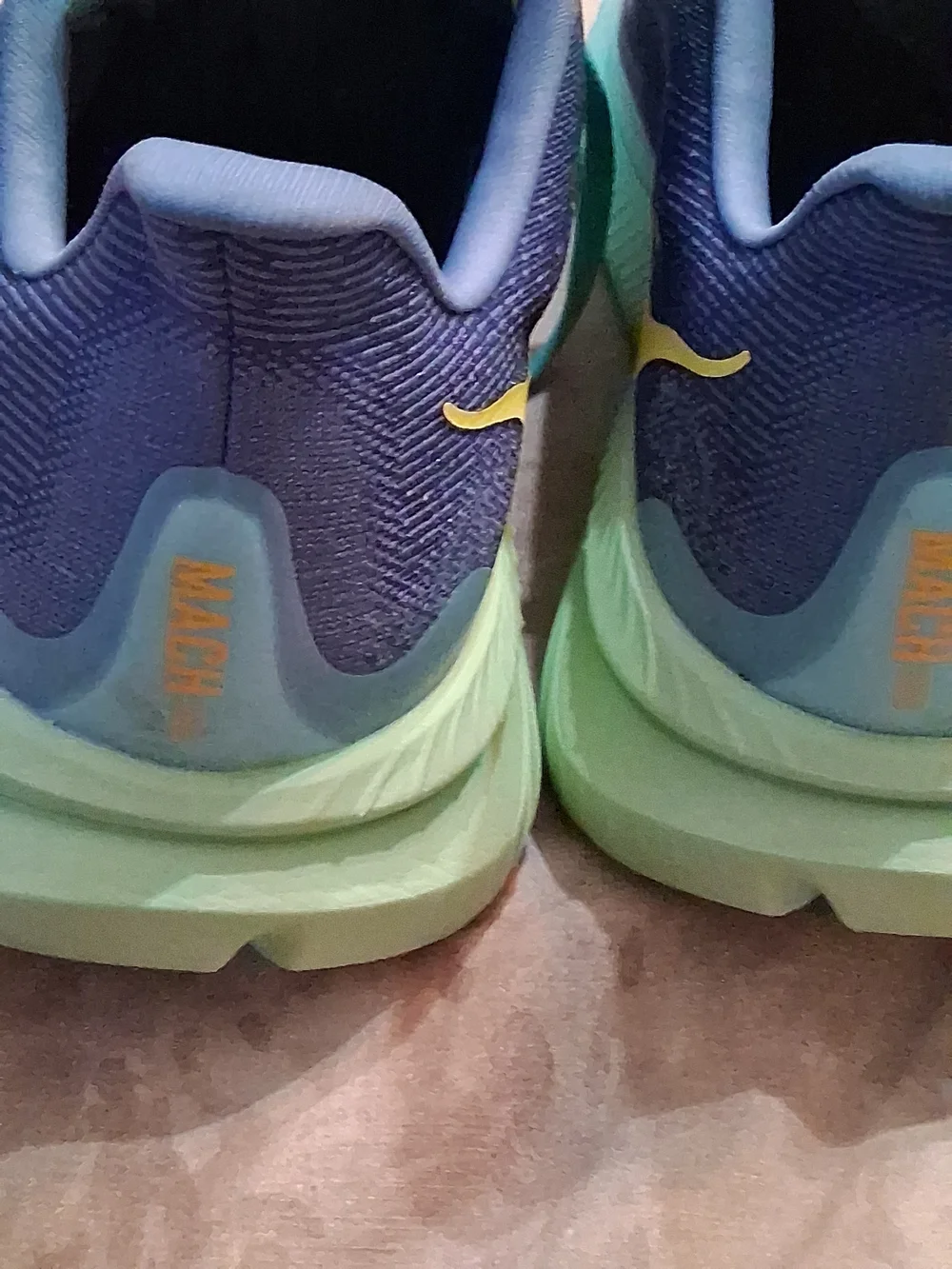 Hoka One One Blue and Teal Running Shoes